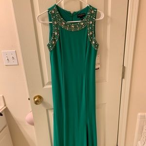 Green formal dress